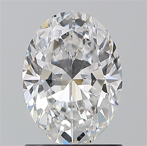 Picture of Natural Diamond 1.20 Carats, Oval with  Cut, E Color, VS2 Clarity and Certified by GIA