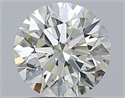 Diamante Natural 1.70 quilates, Redondo , Color J, claridad IF y certificado GIA
