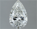 Natural Diamond 1.00 Carats, Pear with  Cut, H Color, VS2 Clarity and Certified by GIA