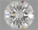 Natural Diamond 0.55 Carats, Round with Excellent Cut, G Color, SI1 Clarity and Certified by GIA