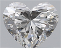Diamante Natural 0.75 quilates, Corazón , Color G, claridad VS1 y certificado GIA
