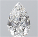 Natural Diamond 1.01 Carats, Pear with  Cut, E Color, VS1 Clarity and Certified by GIA