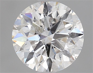 Picture of Natural Diamond 1.03 Carats, Round with Excellent Cut, F Color, I1 Clarity and Certified by GIA