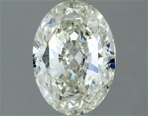 Foto Diamante Natural 1.50 quilates, Ovalado , Color J, claridad SI2 y certificado IGI de
