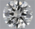 Natural Diamond 0.45 Carats, Round with Excellent Cut, F Color, VVS1 Clarity and Certified by GIA