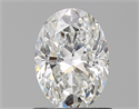 Natural Diamond 1.02 Carats, Oval with  Cut, G Color, VS1 Clarity and Certified by GIA