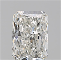 Natural Diamond 0.79 Carats, Radiant with  Cut, I Color, VS2 Clarity and Certified by GIA