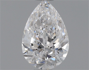 Picture of Natural Diamond 0.50 Carats, Pear with  Cut, D Color, SI2 Clarity and Certified by GIA