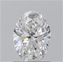 Diamante Natural 1.21 quilates, Ovalado , Color E, claridad SI2 y certificado GIA