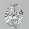 Natural Diamond 1.01 Carats, Oval with  Cut, G Color, SI1 Clarity and Certified by GIA