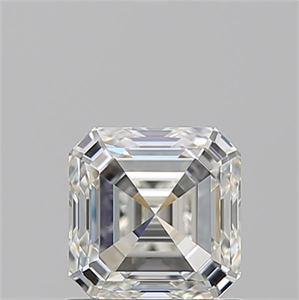 Foto Diamante Natural 1.06 quilates, Asscher , Color J, claridad VVS1 y certificado GIA de