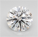 Lab Grown Diamond 1.02 Carats, Round with Ideal Cut, D Color, VVS1 Clarity and Certified by IGI