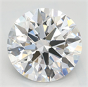 Del inventario de diamantes de laboratorio, 2.40 quilates, Redondo , Color D, claridad IF y certificado IGI