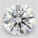 Del inventario de diamantes de laboratorio, 2.40 quilates, Redondo , Color D, claridad IF y certificado IGI