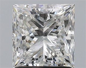 Picture of Natural Diamond 1.70 Carats, Princess with  Cut, F Color, VS2 Clarity and Certified by IGI