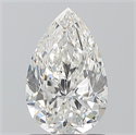 Diamante Natural 1.20 quilates, De pera , Color F, claridad SI1 y certificado GIA