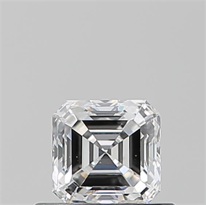 Picture of Natural Diamond 0.51 Carats, Asscher with  Cut, E Color, SI1 Clarity and Certified by GIA