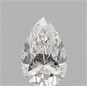 Diamante Natural 0.50 quilates, De pera , Color E, claridad IF y certificado GIA