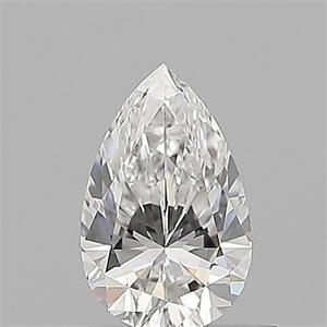 Foto Diamante Natural 0.50 quilates, De pera , Color E, claridad IF y certificado GIA de