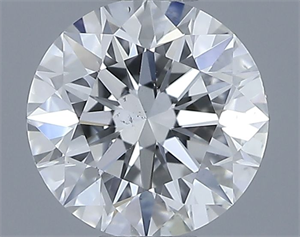 Foto Diamante Natural 0.50 quilates, Redondo , Color F, claridad SI1 y certificado IGI de