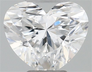Picture of Natural Diamond 0.30 Carats, Heart with  Cut, E Color, SI1 Clarity and Certified by GIA