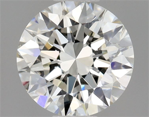 Picture of Natural Diamond 0.50 Carats, Round with Excellent Cut, I Color, VS2 Clarity and Certified by GIA