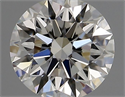 Natural Diamond 0.42 Carats, Round with Excellent Cut, I Color, VS1 Clarity and Certified by GIA