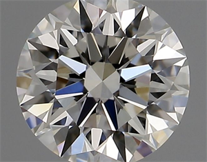 Picture of Natural Diamond 0.42 Carats, Round with Excellent Cut, I Color, VS1 Clarity and Certified by GIA