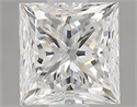 Natural Diamond 0.80 Carats, Princess with  Cut, E Color, SI1 Clarity and Certified by GIA