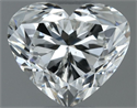 Natural Diamond 0.61 Carats, Heart with  Cut, I Color, SI2 Clarity and Certified by GIA