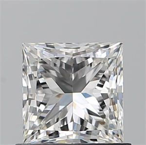 Picture of Natural Diamond 0.90 Carats, Princess with  Cut, I Color, VS1 Clarity and Certified by GIA