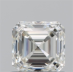Foto Diamante Natural 0.90 quilates, Asscher , Color I, claridad VS1 y certificado GIA de