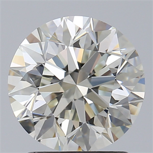 Picture of Natural Diamond 1.70 Carats, Round with Excellent Cut, H Color, VS1 Clarity and Certified by IGI