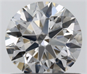 Natural Diamond 0.70 Carats, Round with Excellent Cut, I Color, VS1 Clarity and Certified by IGI