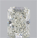 Natural Diamond 1.50 Carats, Radiant with  Cut, K Color, SI1 Clarity and Certified by GIA