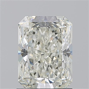 Picture of Natural Diamond 1.50 Carats, Radiant with  Cut, K Color, SI1 Clarity and Certified by GIA
