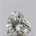 Natural Diamond 0.31 Carats, Heart with  Cut, H Color, VVS2 Clarity and Certified by GIA