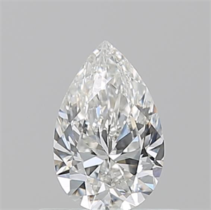 Picture of Natural Diamond 0.52 Carats, Pear with  Cut, G Color, VVS2 Clarity and Certified by GIA