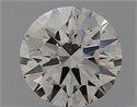 Natural Diamond 0.57 Carats, Round with Excellent Cut, H Color, VVS2 Clarity and Certified by IGI