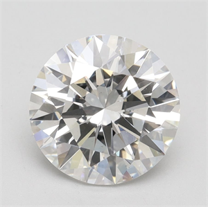 Picture of Lab Grown Diamond 2.59 Carats, Round with Excellent Cut, F Color, VS1 Clarity and Certified by IGI