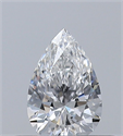 Diamante Natural 0.30 quilates, De pera , Color F, claridad VVS2 y certificado GIA