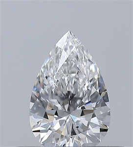 Foto Diamante Natural 0.30 quilates, De pera , Color F, claridad VVS2 y certificado GIA de