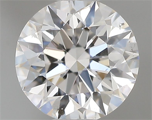 Foto Diamante Natural 0.55 quilates, Redondo , Color F, claridad SI2 y certificado GIA de