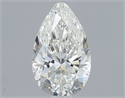 Natural Diamond 0.50 Carats, Pear with  Cut, H Color, SI2 Clarity and Certified by GIA