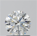 Natural Diamond 1.00 Carats, Round with Excellent Cut, H Color, SI1 Clarity and Certified by GIA