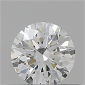 Natural Diamond 0.40 Carats, Round with Excellent Cut, H Color, VS2 Clarity and Certified by GIA