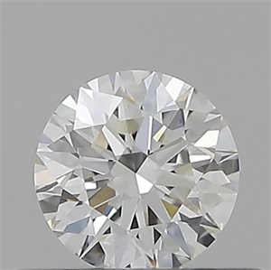 Picture of Natural Diamond 0.40 Carats, Round with Excellent Cut, H Color, VS2 Clarity and Certified by GIA