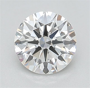 Picture of Lab Grown Diamond 1.06 Carats, Round with Ideal Cut, D Color, VVS2 Clarity and Certified by IGI