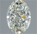 Natural Diamond 1.01 Carats, Oval with  Cut, J Color, VS1 Clarity and Certified by GIA