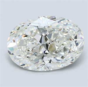 Picture of Natural Diamond 2.01 Carats, Oval with  Cut, H Color, VVS1 Clarity and Certified by GIA